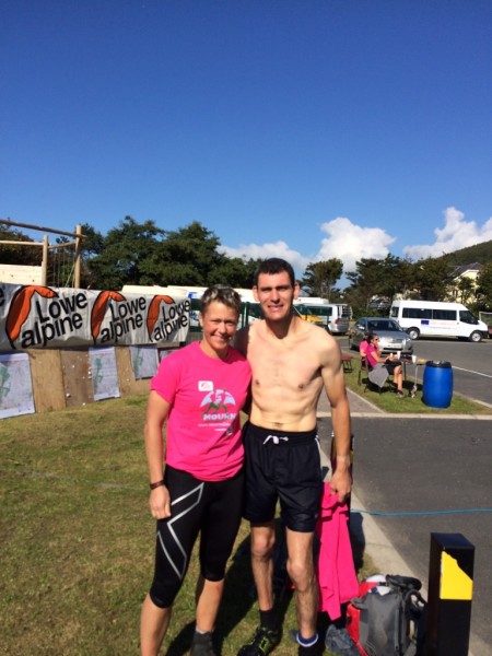 Finished day two in 3.43, shorter distance but tough ground again. Placed 21overall. Had to jump into the sea at the end, lovely!