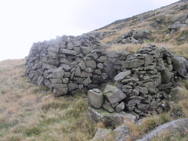 This is the first stone structure we came to. It's stood the test of time well but that's potentially because not many people come this way.