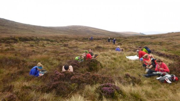 Some teams stopped for lunch, not us though, we ate on the move. I remember trying to eat going up a steep hill and the food was falling out of my mouth as I tried to breath deeply ;D