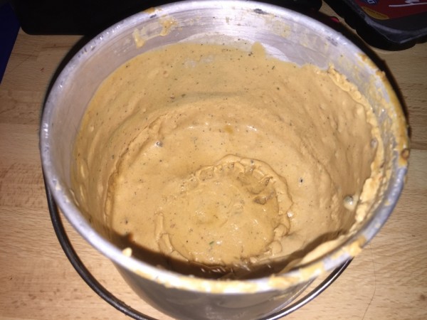 Guess who drew the short straw on the pepper sauce pot
