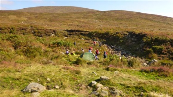 manned checkpoints were dotted along the route, I hope they brought midge nets