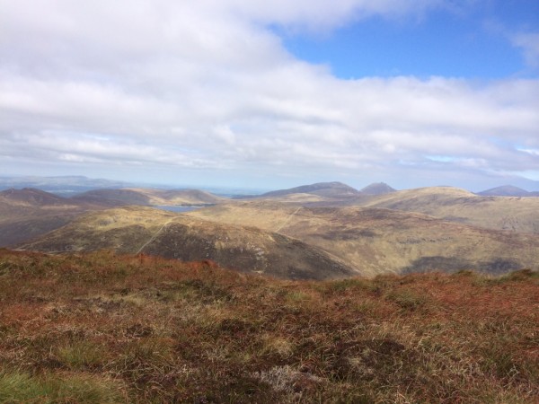 Up round the westerly mournes.