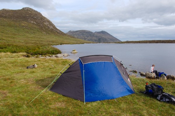 Lough Shannagh Camp on Day1